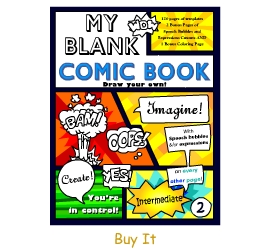 Buy My Blank Comic Book (Intermediate) by Elaine Arthur
