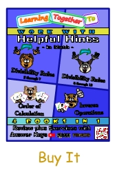 Buy the Blue Helpful Hints Math Review and Exercise Book by Elaine Arthur